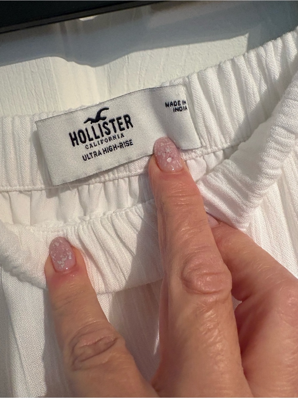 Hollister White Tiered Boho Maxi Skirt - Picture 2 of 3